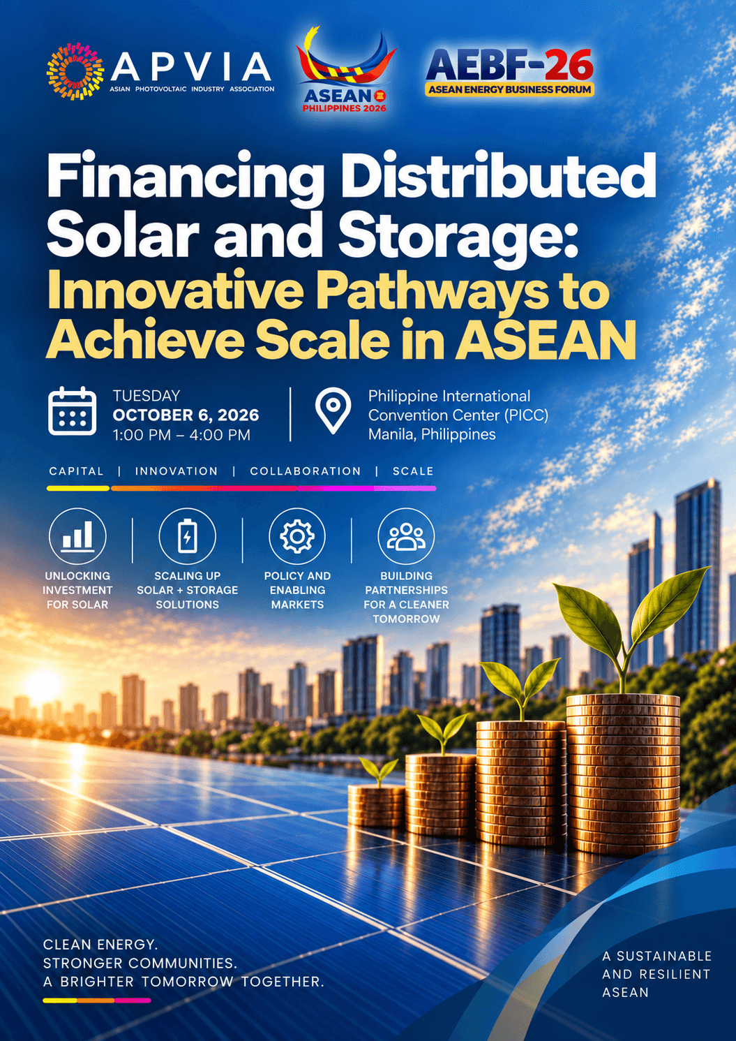 Poster for Financing Distributed Solar and Storage